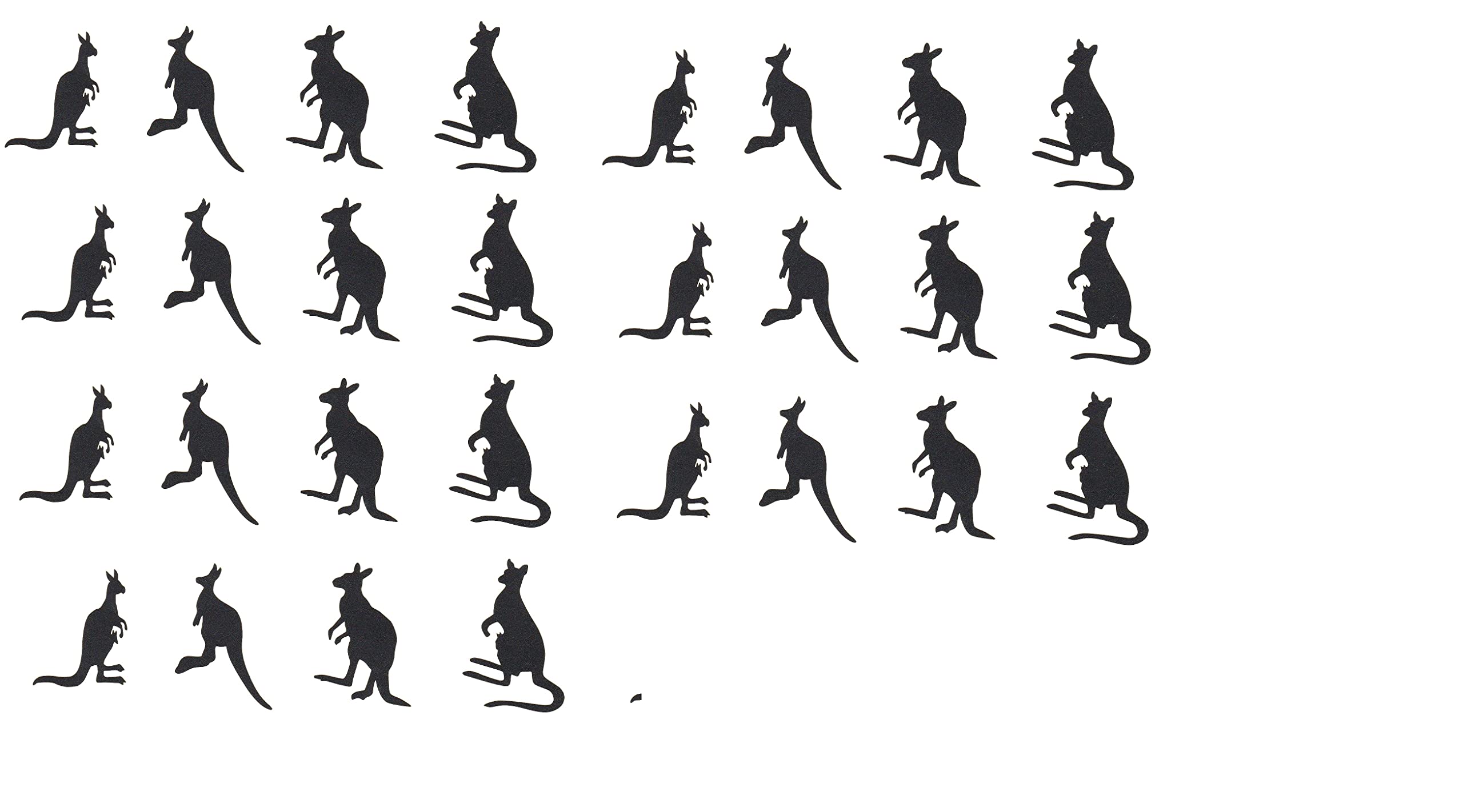 Kangaroo Collection (Kangaroo Vinyl Stickers black))