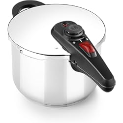 Olla Fissler Vitavit BRA Allure - Olla a Presión Rápida de 6 Litros, Fabricada en Acero Inoxidable 18/10, Con 2 Programas de Cocción y Sistema de Bloqueo de Apertura, Apta para Todo Tipo de Cocinas