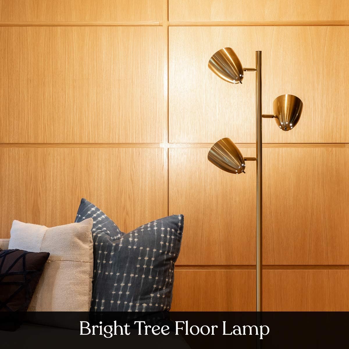 3-punktowa lampa stojąca LED Tree do salonu, 2400 lumenów, nowoczesna, wysoka lampa stojąca z głowicami regulowanymi w zakresie 360°, jasna lampa podłogowa do czytania w sypialni i biurze, energoosz