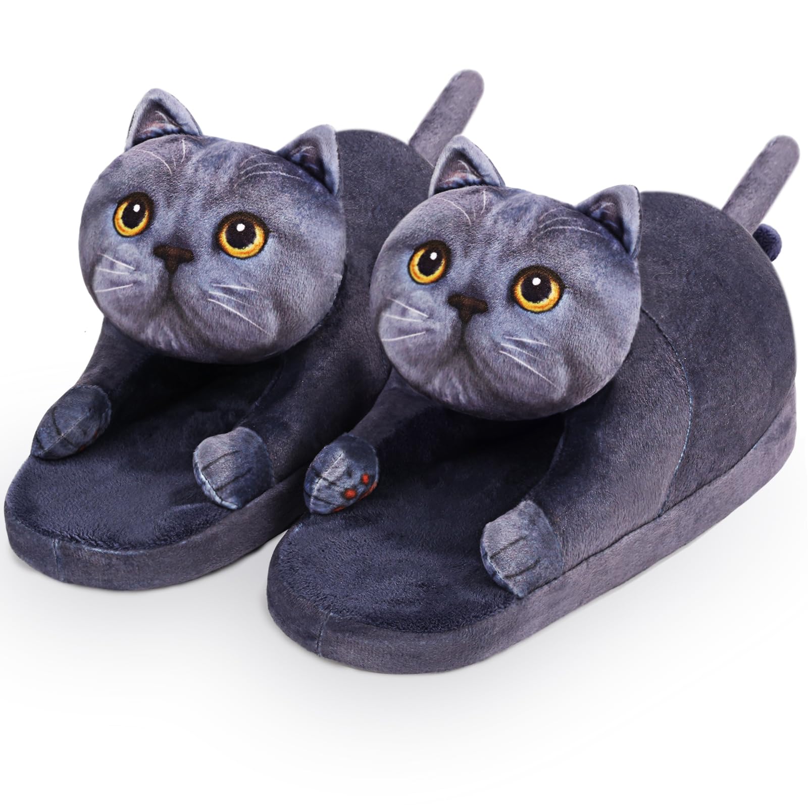 Funny Cat Slippers Soft Memory Foam