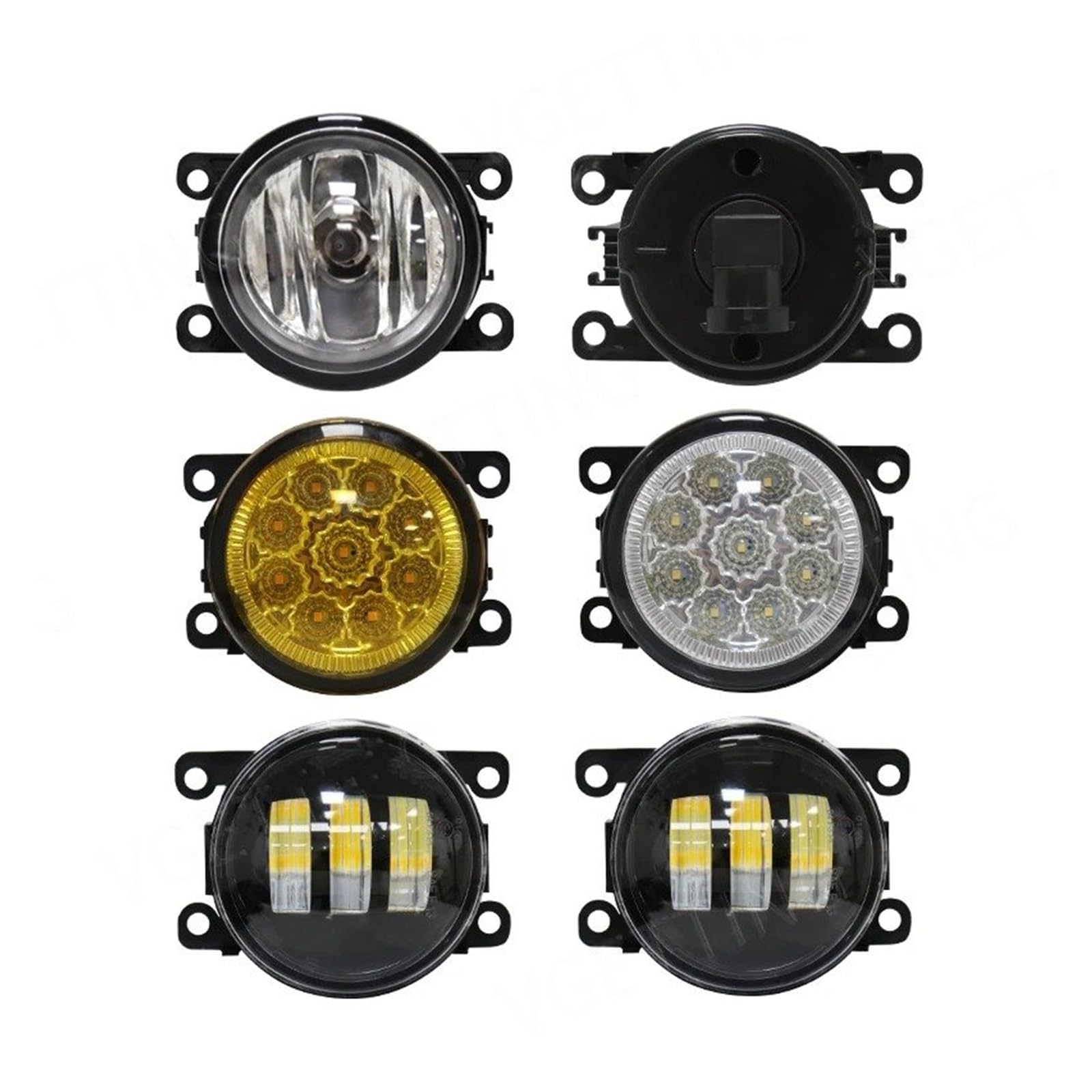 Luces Antiniebla Faros Antiniebla Para Duster Megane 2 3 Para Koleos Para Logan Para Scenic Para Kadjar Kangoo Para Fluence L30 Parachoques Delantero Antiniebla(Halogen)