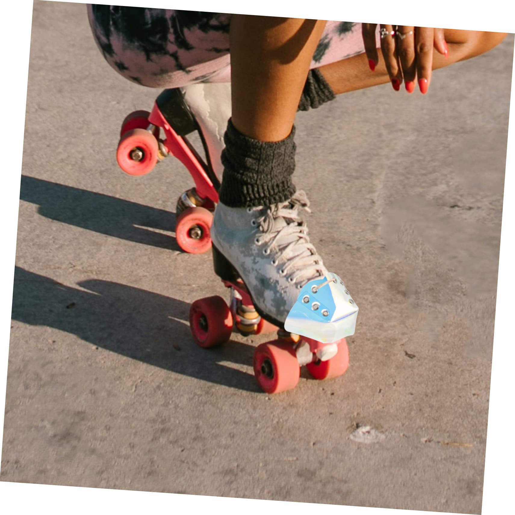 UPKOCH Skates Zehenschutz Rollschuhe Toe Caps Schutz Für Skates Schwarz Und Bunt Für Zusätzlichen Schutz Und Langlebigkeit Schlittschuhe