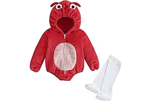 Madjtlqy Infant Crab Costume with Long Socks