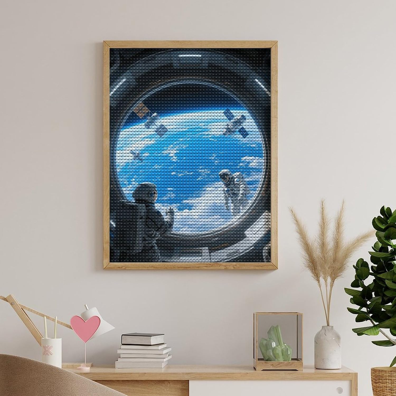 DJUETRUI Space Station View Diamond Art Kits, Full Drill Diamond Paintings image 5