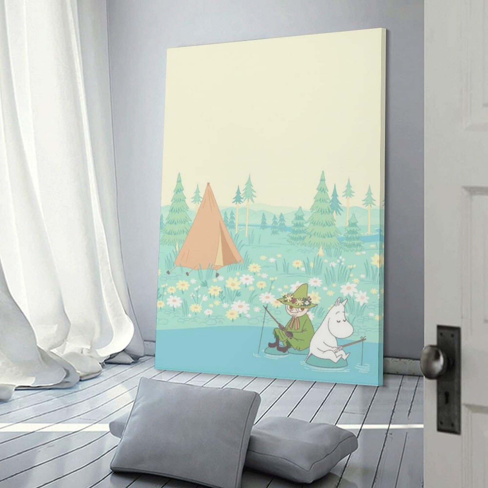 「凡」 絵画 アート キャンバス 自画像 スナフキン イメージ 31g2ULVwa3L.jpg