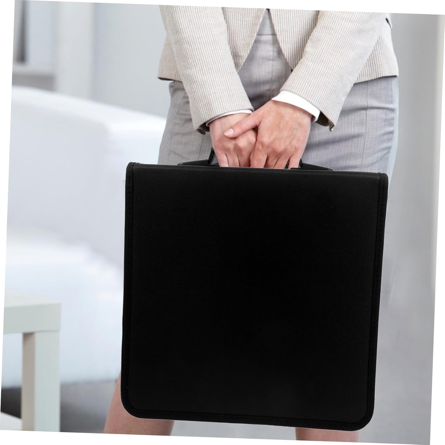 ERINGOGO Cd Holder Storage Case Disc Capacity Cd Binder Pu Leather DVD Case Organizer Modern Design