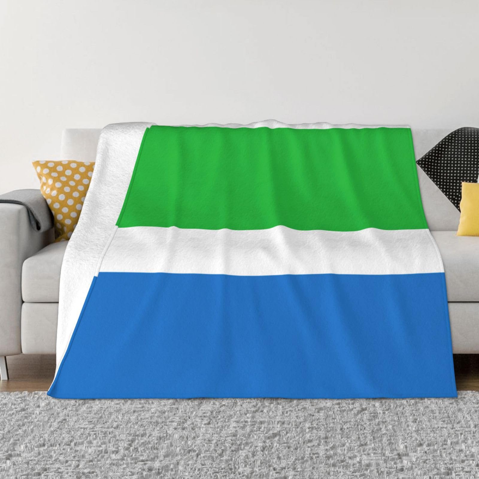 Couverture Sierra Leone imprimée toutes saisons pour lit et canapé