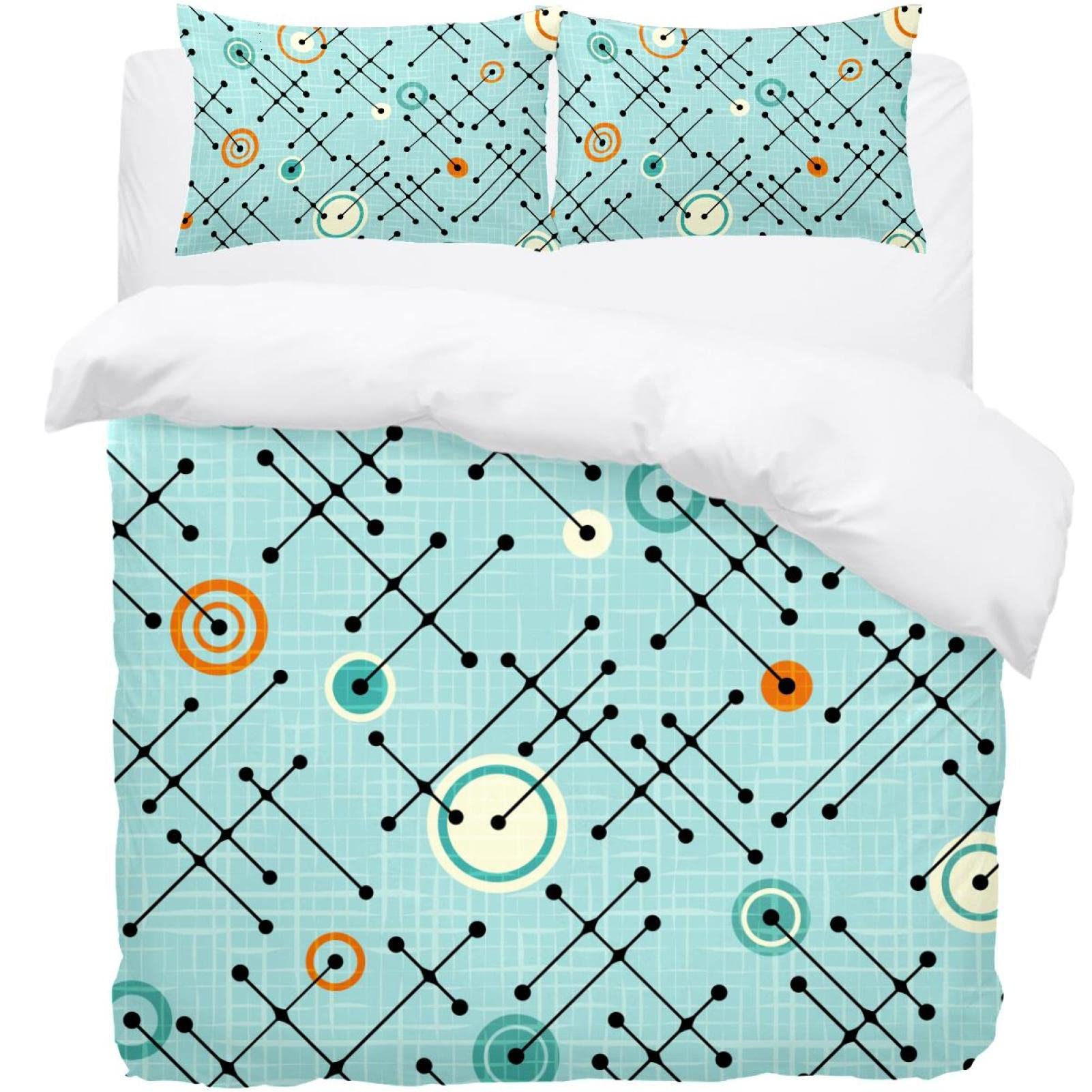 Housse de couette motif étoiles bleu pour retrouver un sommeil calme