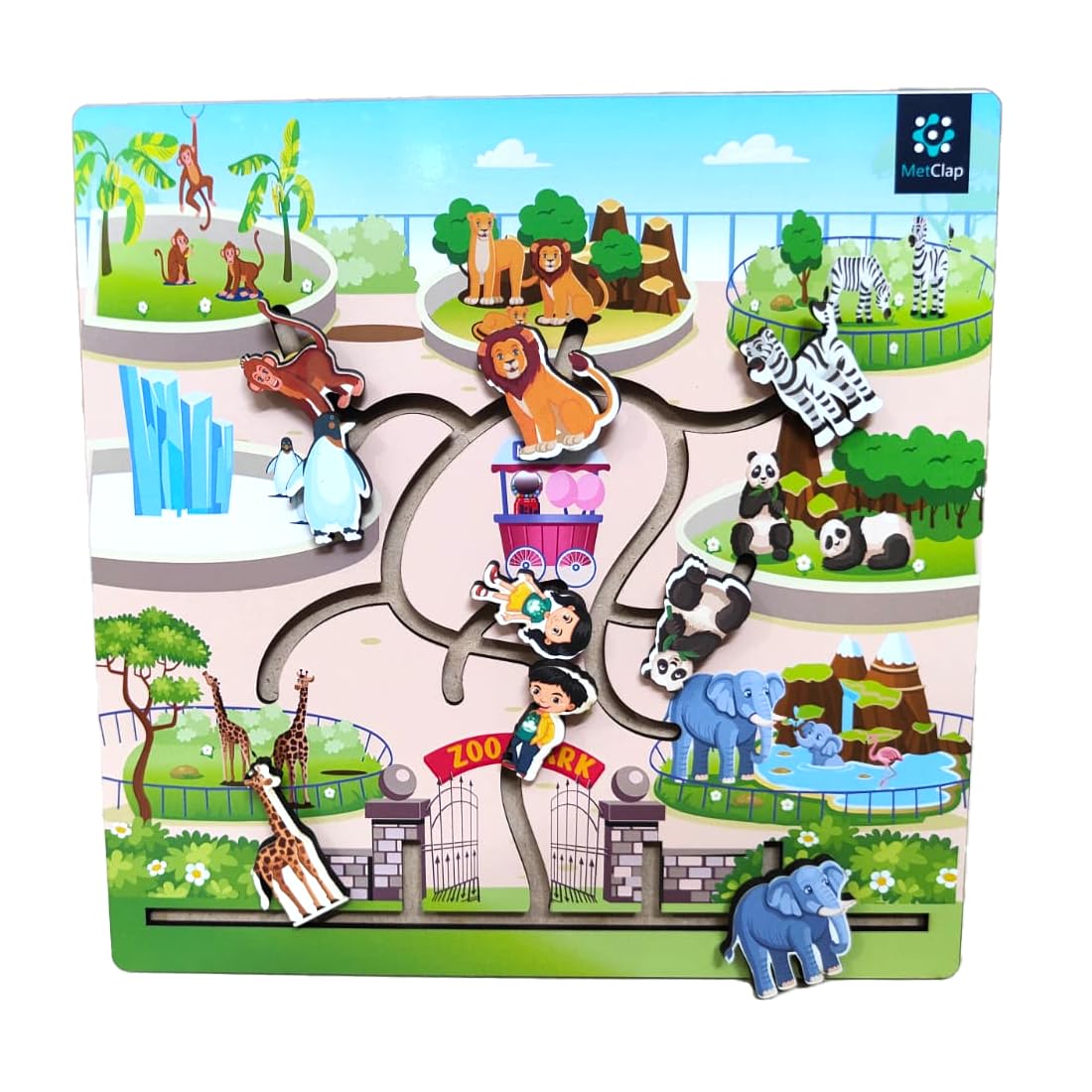MetClap Slider Maze Zoo for Kids, Educational Toys for Toddlers and Preschoolers, Childrens Gift (B0D5V7J3PF) Amazon Price History, Amazon Price Tracker