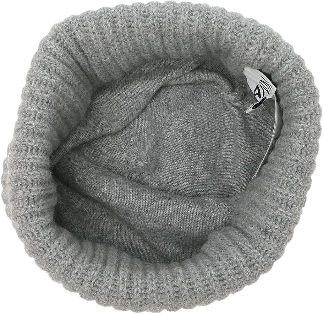 Amazon | [Ganni] [ガニー] 帽子 ニット帽 ビーニー グレー レディース