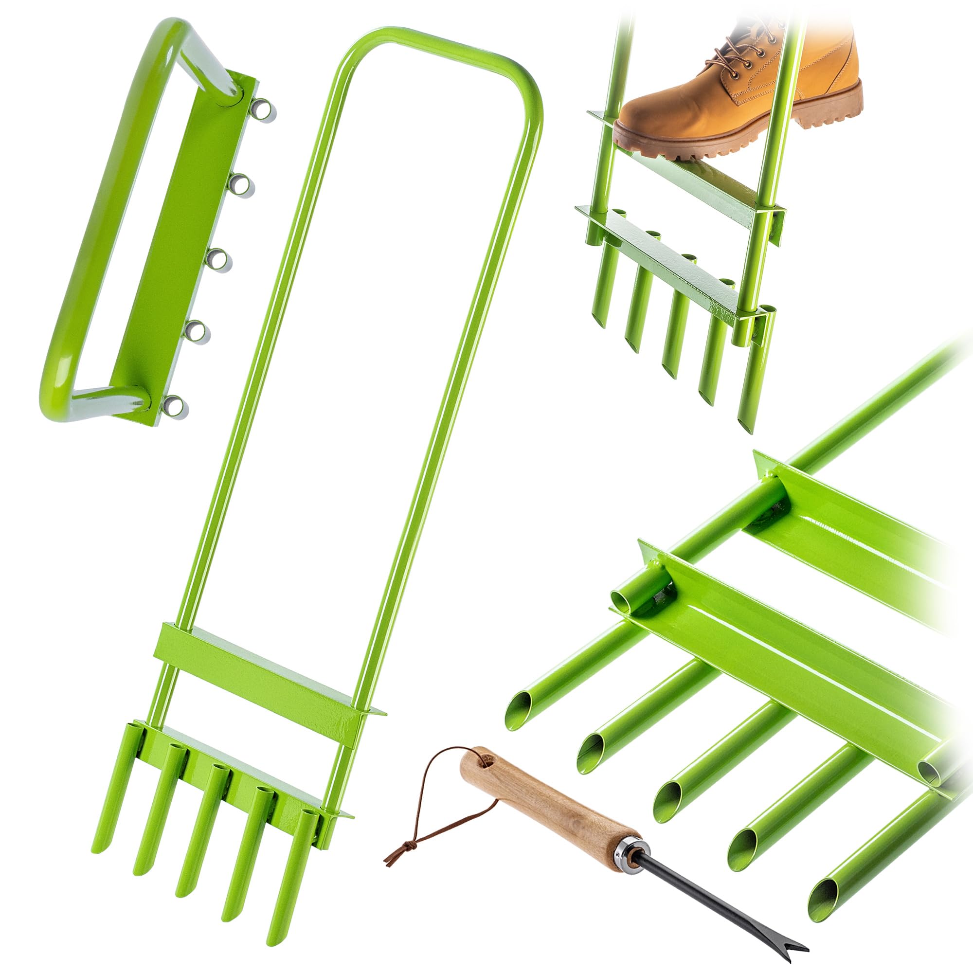 Aerificatore Manuale KADAX Per Prato - Con 4 Denti E Impugnatura A T - Foto 14