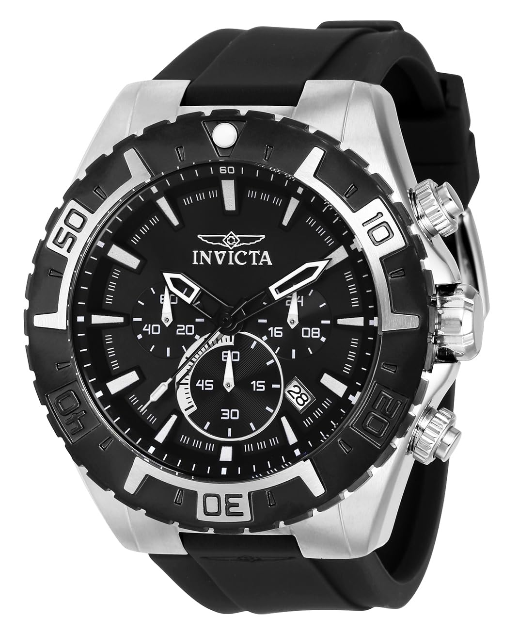 Invicta Aviator Edelstahl Herren Quarzuhrwerk - 49mm