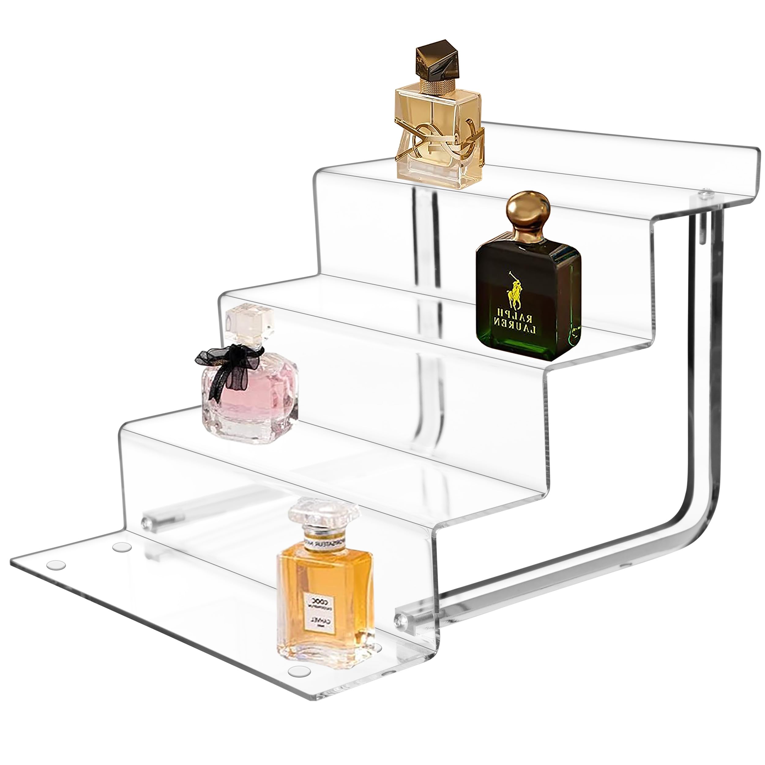 Amazon.com: AMT 9x10 Inch Acrylic Riser Display Shelf, 4 Tier Display ...