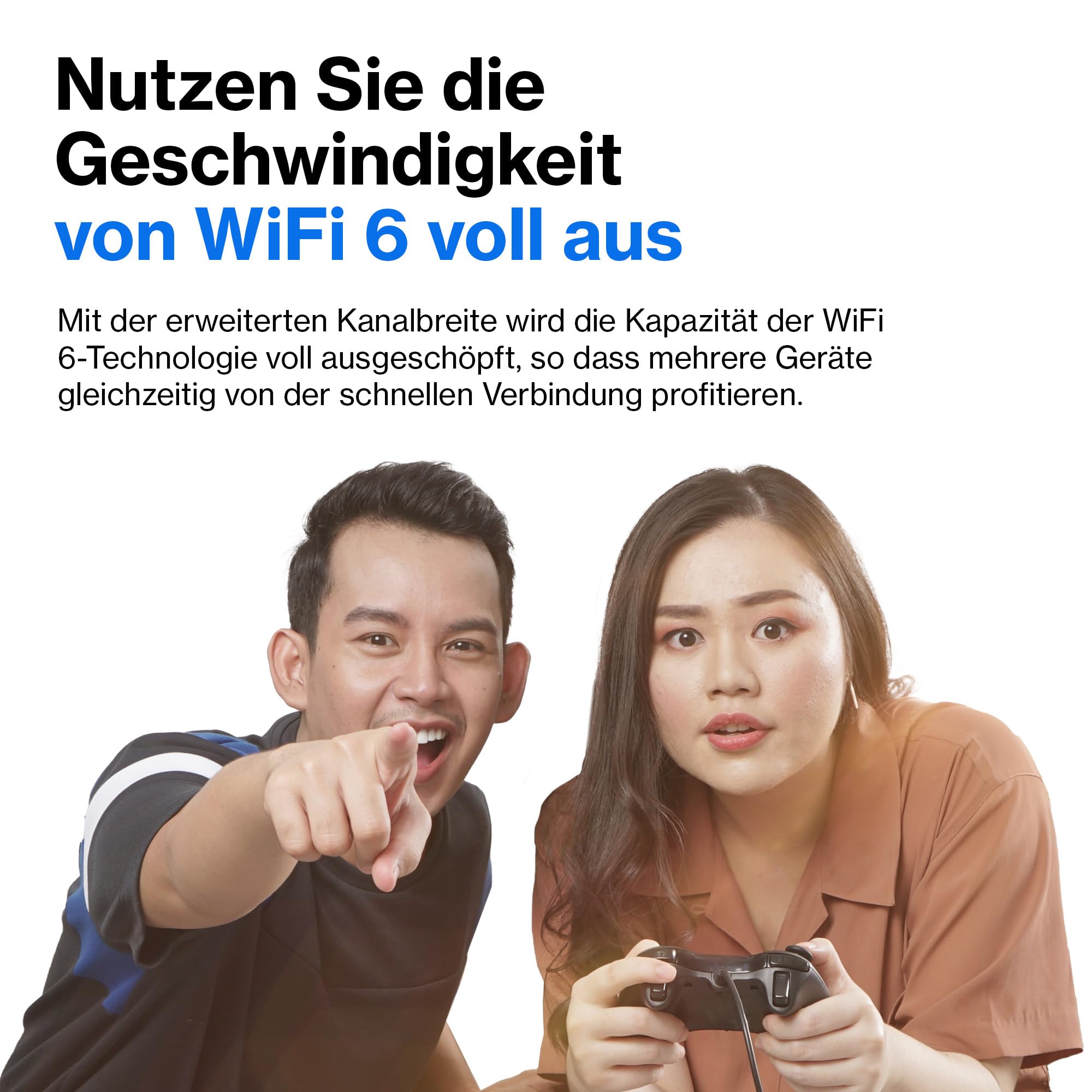 Linksys Velop MX8400 Tri-Band Mesh-WiFi 6-System (AX4200) WLAN-Router mit bis zu 525 m² Funkabdeckung, 3,5-mal schneller, für mehr als 80 Geräte – 2er-Pack, Weiß