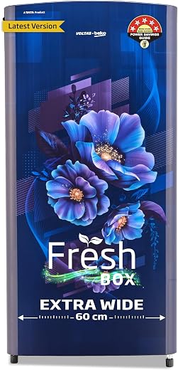 Voltas Beko, A Tata Product 183 L 5 Star Single Door Direct Cool Refrigerator with Quick Frezze (RDC215A / W0BBRTM0000GO, ...