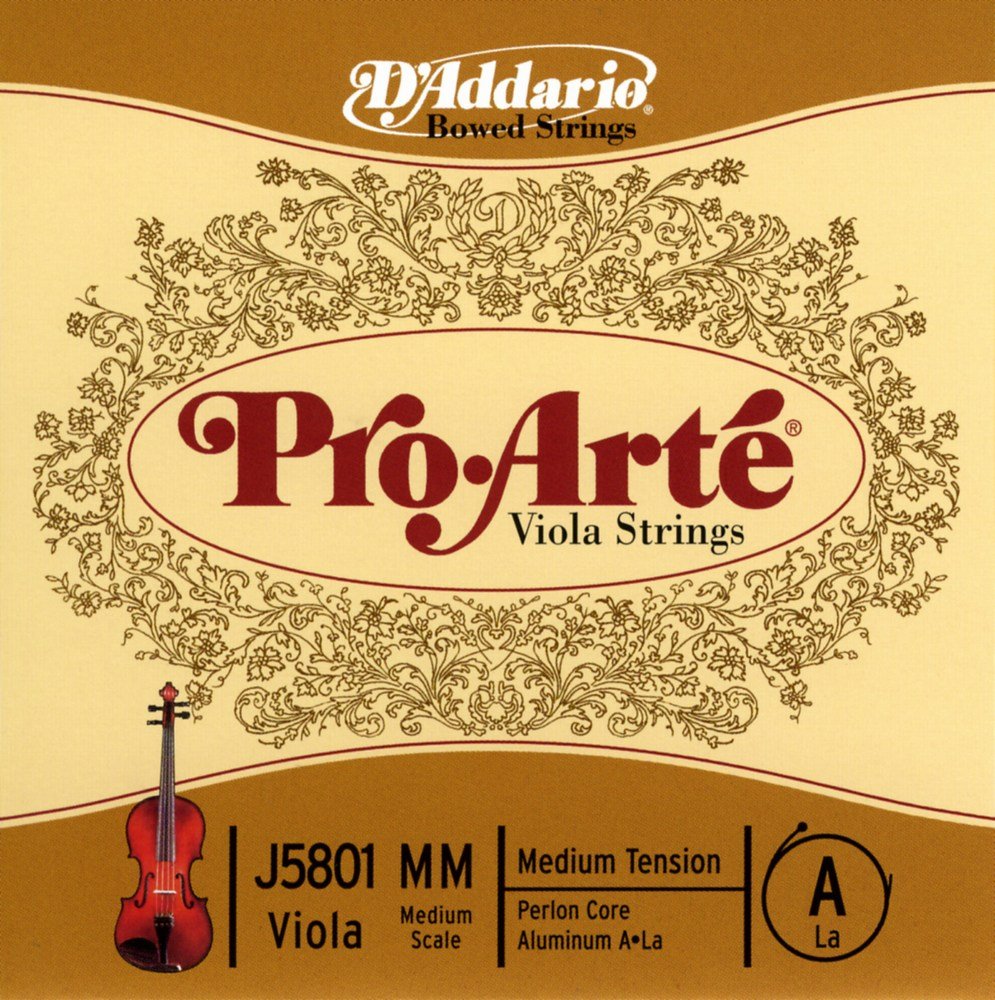 Corde de alto D'Addario J5801MM-B10 medium pour un son riche en concert
