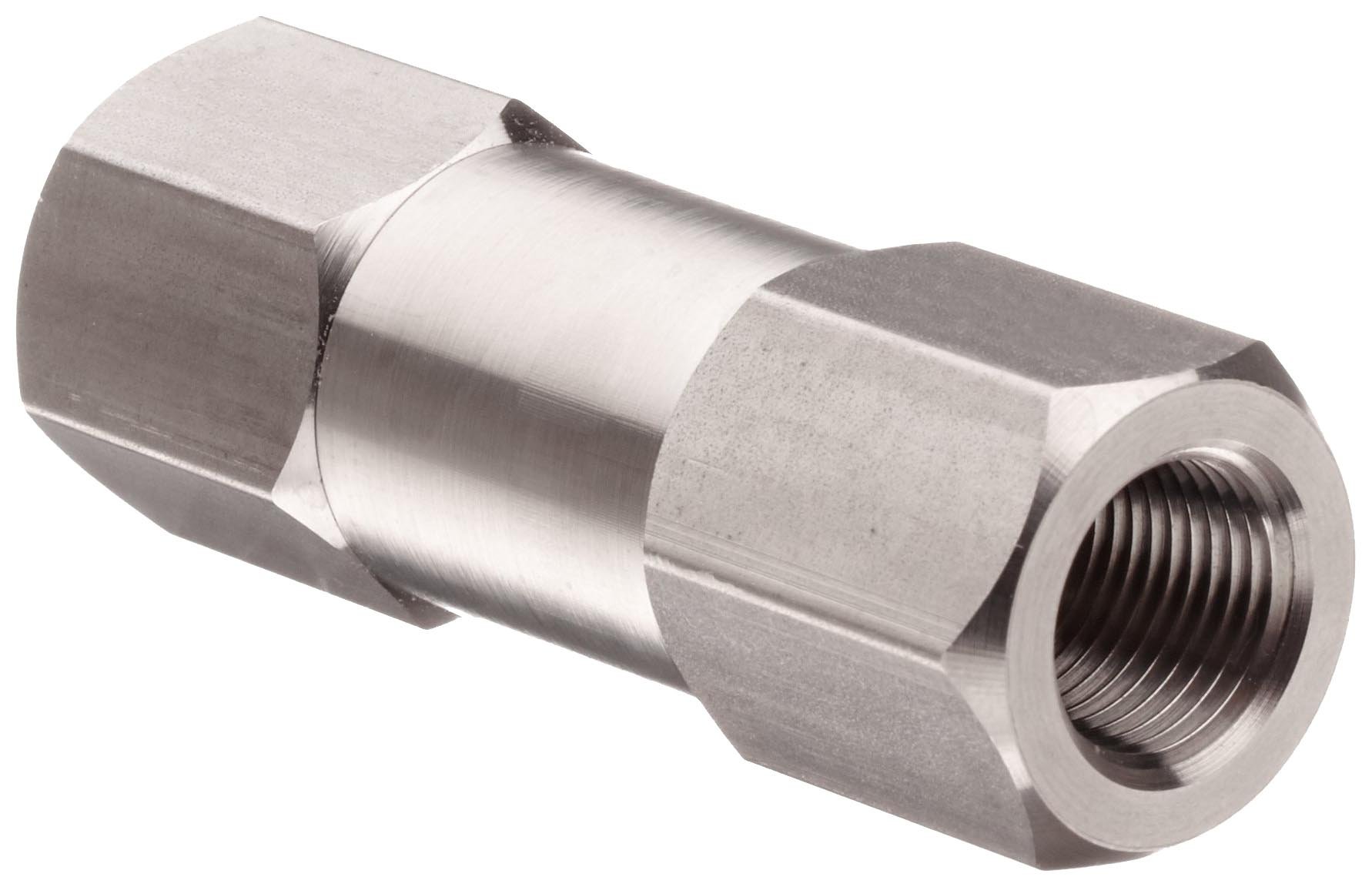 Parker 4F-C4L-1-SS C Series Stainless Steel 316 Check Valve, 1 psi Cracking Pressure, 1/4
