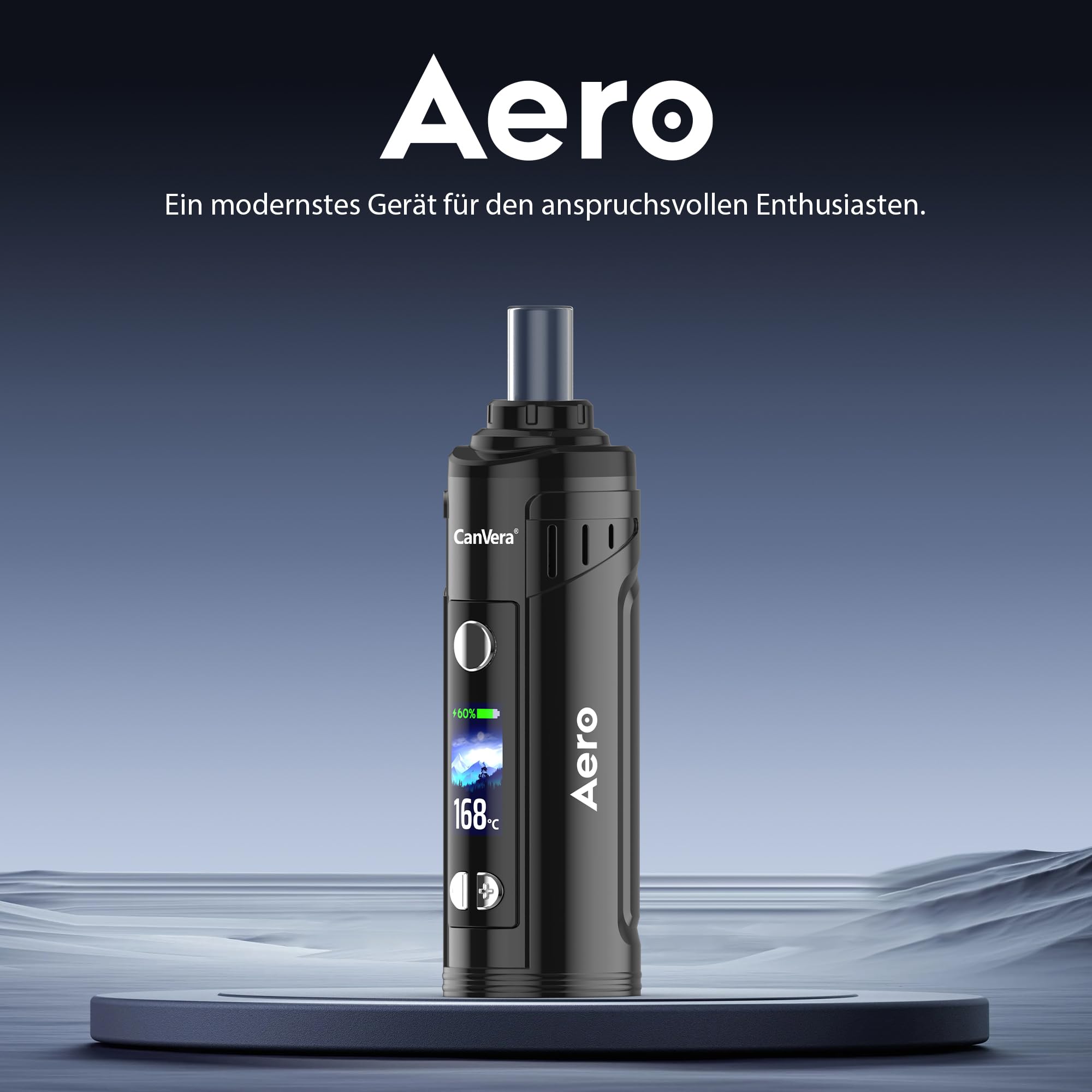 Vaporizer Kräuter | Duales Heizsystem | Haptischen Feedbacks | Präziser Temperatureinstellung | Keramik Kammer | LCD Farb Display | Timer