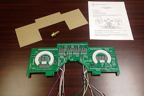 Miniatura 2 de C4 Corvette 1984-1989 Panel de repuesto digital para salpicadero, solución de ajuste directo, LED azul brillante de larga duración, fabricado en EE.