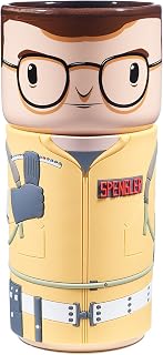 CosCups by Numskull Ghostbusters Egon Spengler Ceramic Mug Gift with Rubber Sleeve 400ml - Official Ghostbusters Merchandise