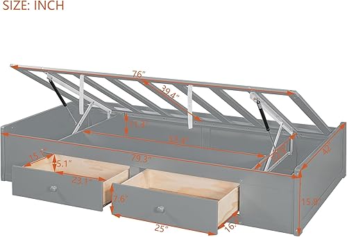 Miniatura 49 de Versatility - Litera individual sobre individual con escritorio y armario integrados, cama alta de madera maciza y plataforma independiente con