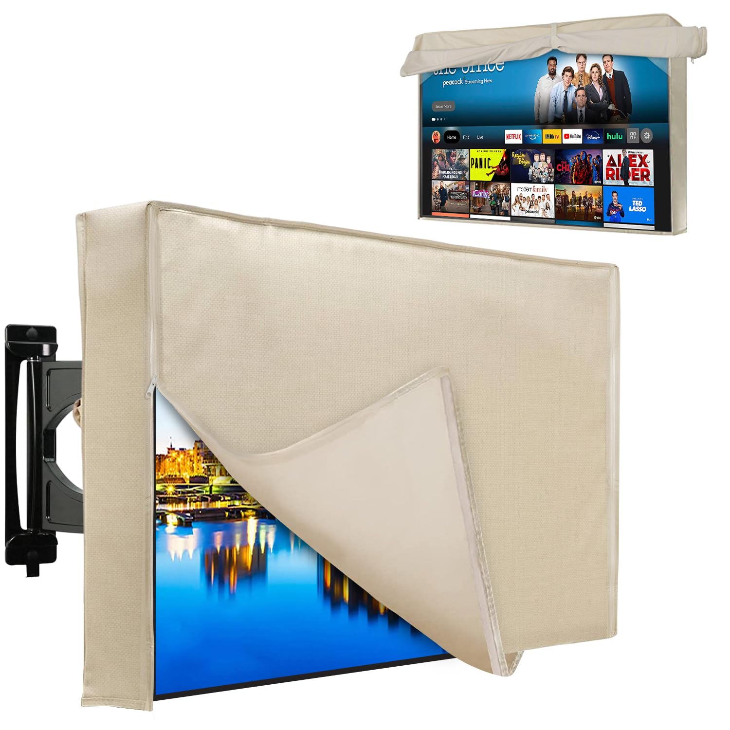Buy Outdoor TV Cover 7175 Inch Weatherproof, Waterproof Outside TV