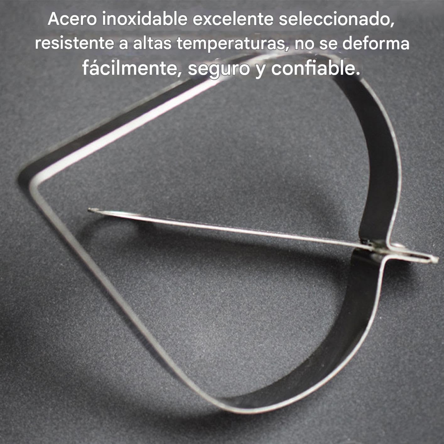 Zibeem Molde De Huevos para Sartén - Molde para Huevos En Forma De Corazón De Acero Inoxidable con Mango | Accesorios De Cocina para Desayuno Muffins Tortillas Crepes Sándwiches | Parrilla Y Sartén