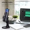 Coverzone Profesyonel Stüdyo Mikrofon Kayıt Condenser Masaüstü Canlı Yayın Mikrofonu PC USB C, Oyun, Podcast, Kayıt, Yayın, ASMR Sessiz/Eko, Telefon Adaptörü, Mac, Winows ile Uyumlu K68-A - (Siyah)