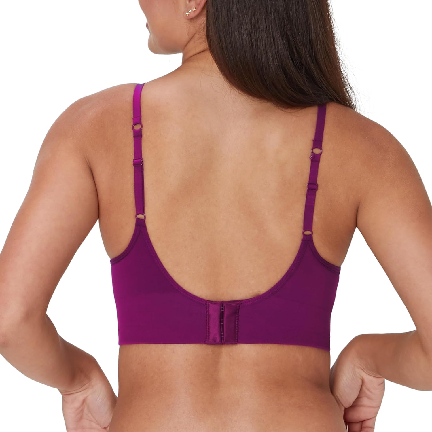 Maidenform Womens M Seamless Lift Bralette, Longline Wireless Bras, Convertible Tank-Style Bralette - Image 3