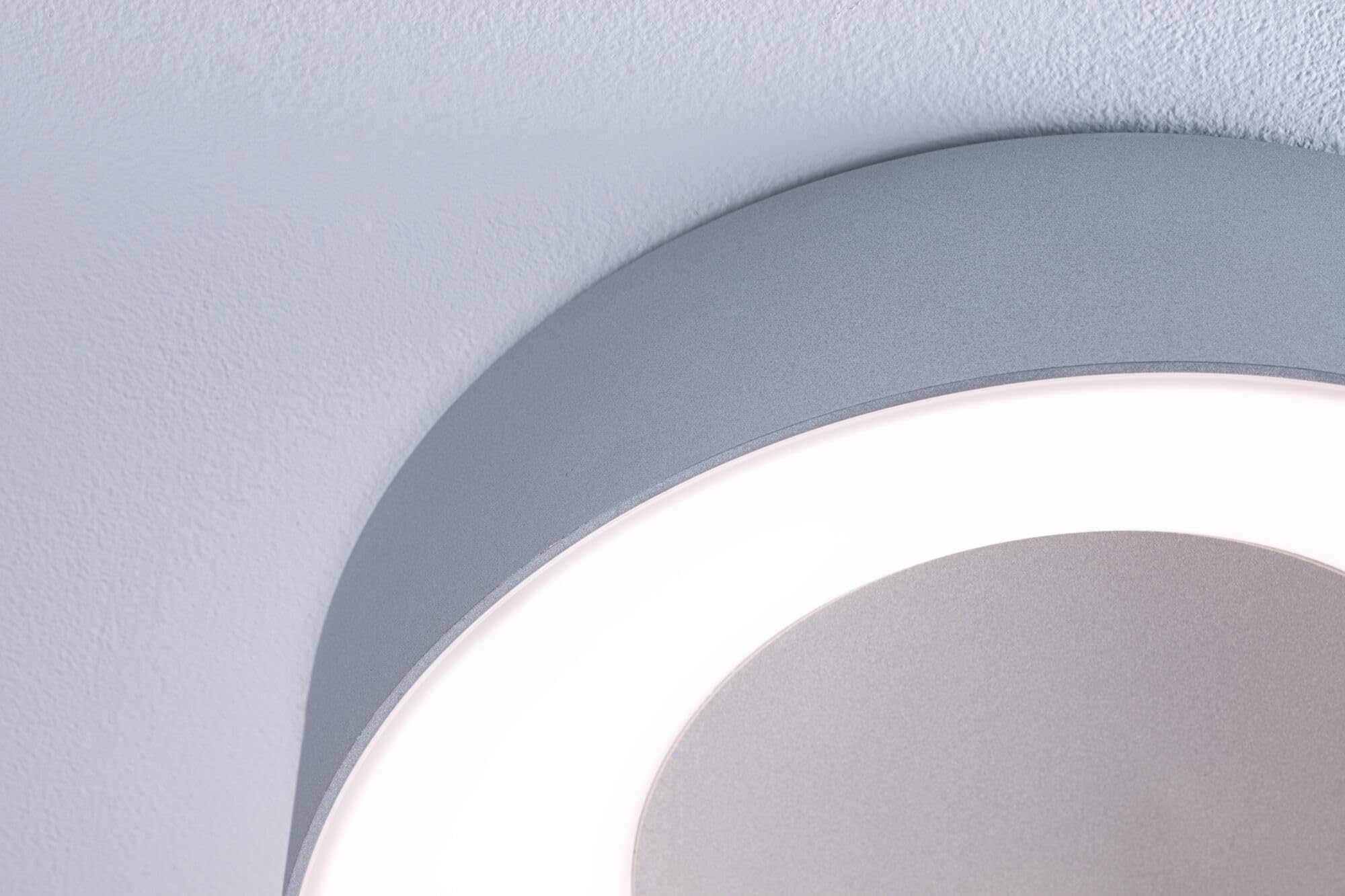 Paulmann 71094 Plafón LED Casca IP44 White Switch 2300lm 230V 18W, aluminio, redondo, regulable, metal, plástico, 3000K