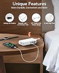 BESTEK Universal Travel Adapter 220V to 110V Voltage Converter with 6A 4-Port USB Charging and UK/AU/US/EU Worldwide Plug Adapter