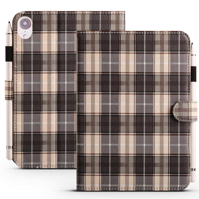 Étui iPad Air 3 10.5 évitez les rayures grâce au support magnétique grille noire