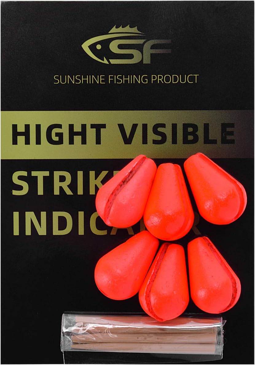 SF Fly Fishing Strike Indicator Foam Material Teardrop Floating Bobber Indicators