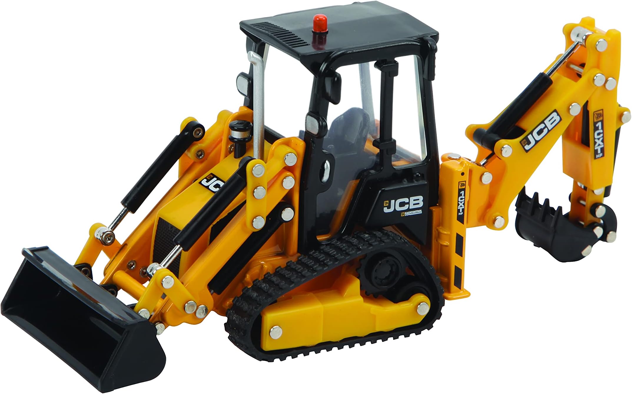 Britains JCB Farm Tractor, Tracked Backhoe Loader, 1:32 JCB 1CXT Truck, Collectable Tractor, 1:32 Scale Farm Toys, Suitable for Collectors and Kids, 3 Year Plus