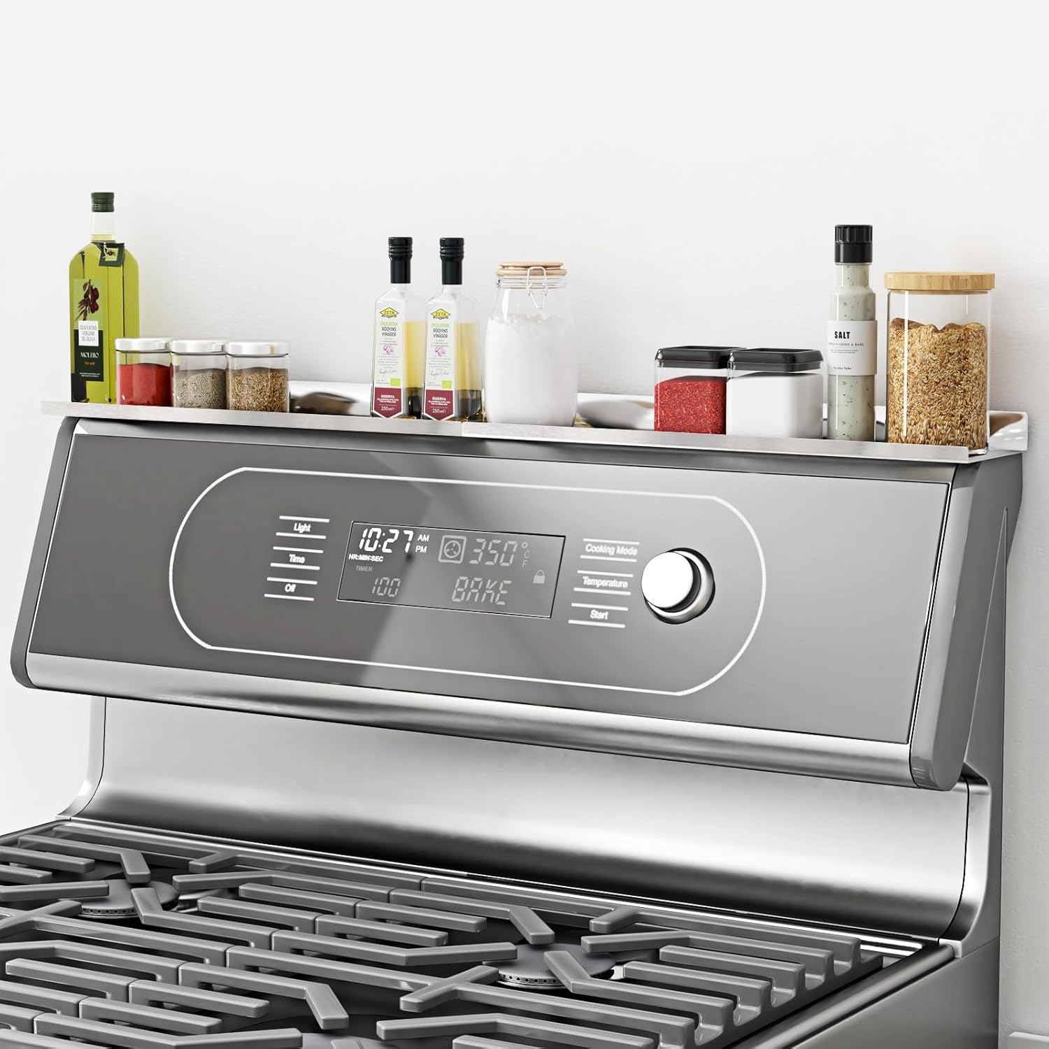 Amazon.com: Over Stove Top Shelf Magnetic 30 Inches, 2pc 15