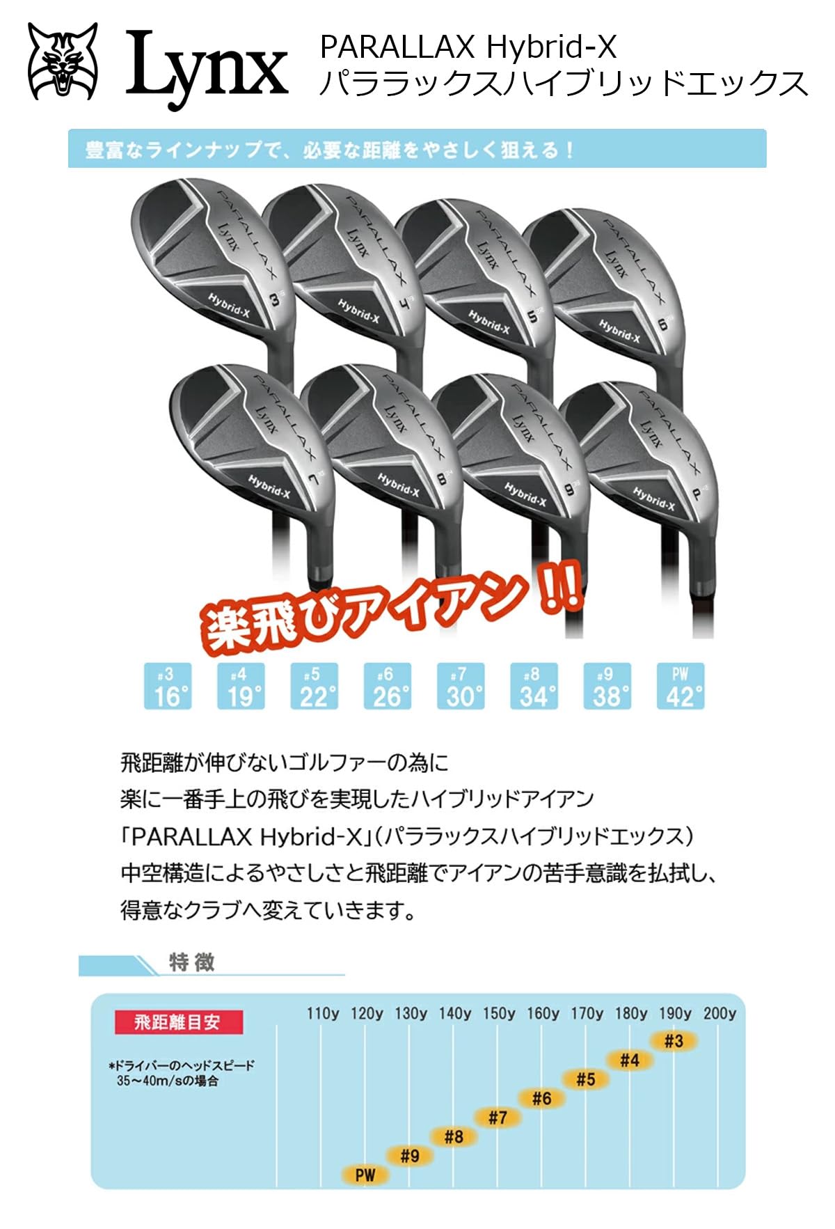 Amazon.co.jp: リンクス Lynx PARALLAX Hybrid-X ハイブリッド