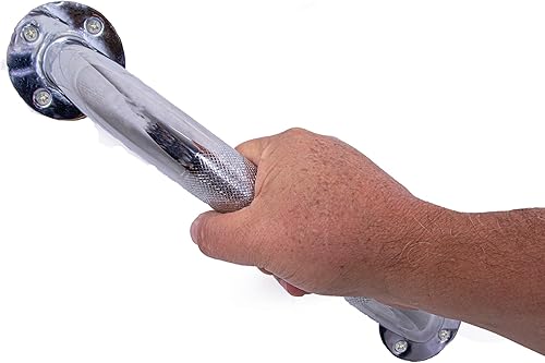 Miniatura 6 de Carex - Barras de agarre texturizadas para bañeras y duchas, barras de agarre para seguridad en el baño, mango de ducha de acero inoxidable duradero