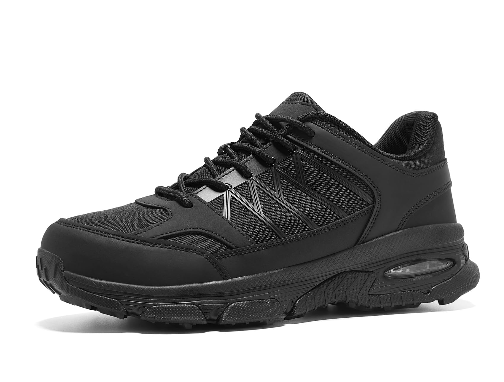 Steel Toe Men Slip On Work Shoes Safety Trainers Protection Cap Footwear Breathable Comfortable Non Slip Air Cushion Boots-image-31