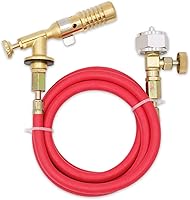 Vista 1 de Antorcha de MAPP de latón/Antorcha de propano con manguera de 60 pulgadas para soldadura