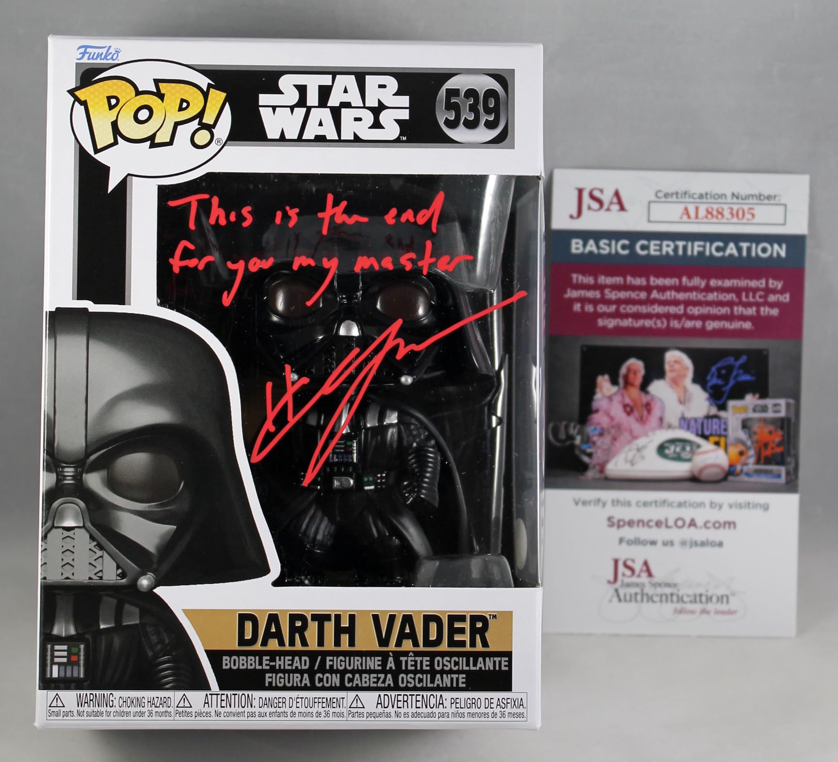 Hayden Christensen Signed Star Wars Obi-Wan Darth Vader