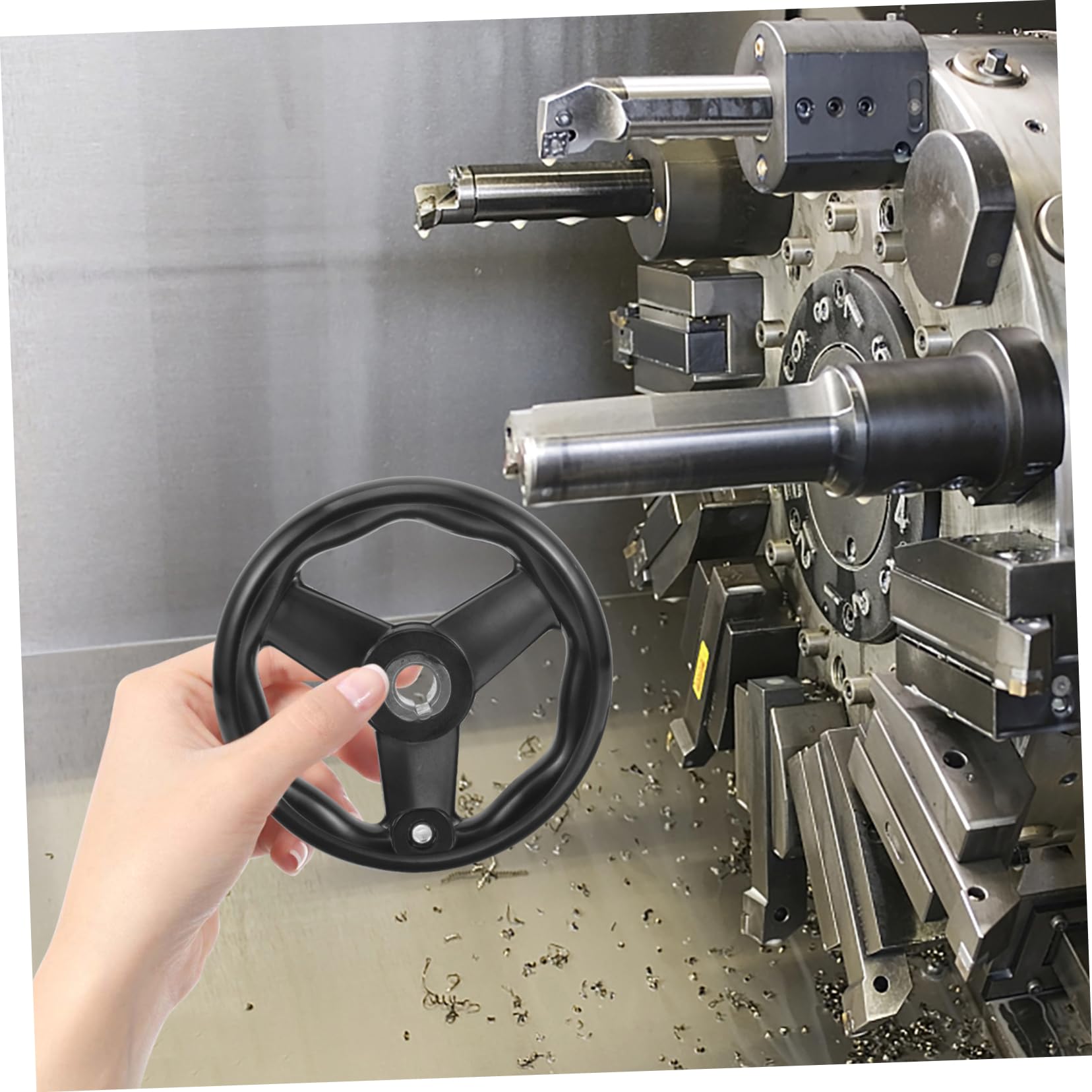 Homoyoyo Handwheel Bakelite Hand Wheel Detachable Handwheel for Milling Machine