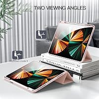 Vobafe iPad Pro 11" Védőtok 2018-2022 Modellekhez - TPU Rugalmas Hátlap, Ceruza Tartóval, Automatikus Alvás/Ébresztés Funkcióval - Rózsaaran 6