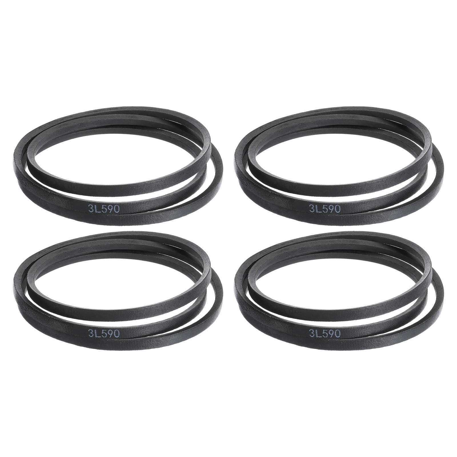 uxcell 3L240 Classic Wrapped Rubber V-Belt, 24"(610mm) Outside Circumference, 3L Profile V Belt 3/8" Width 7/32" Height — view 84