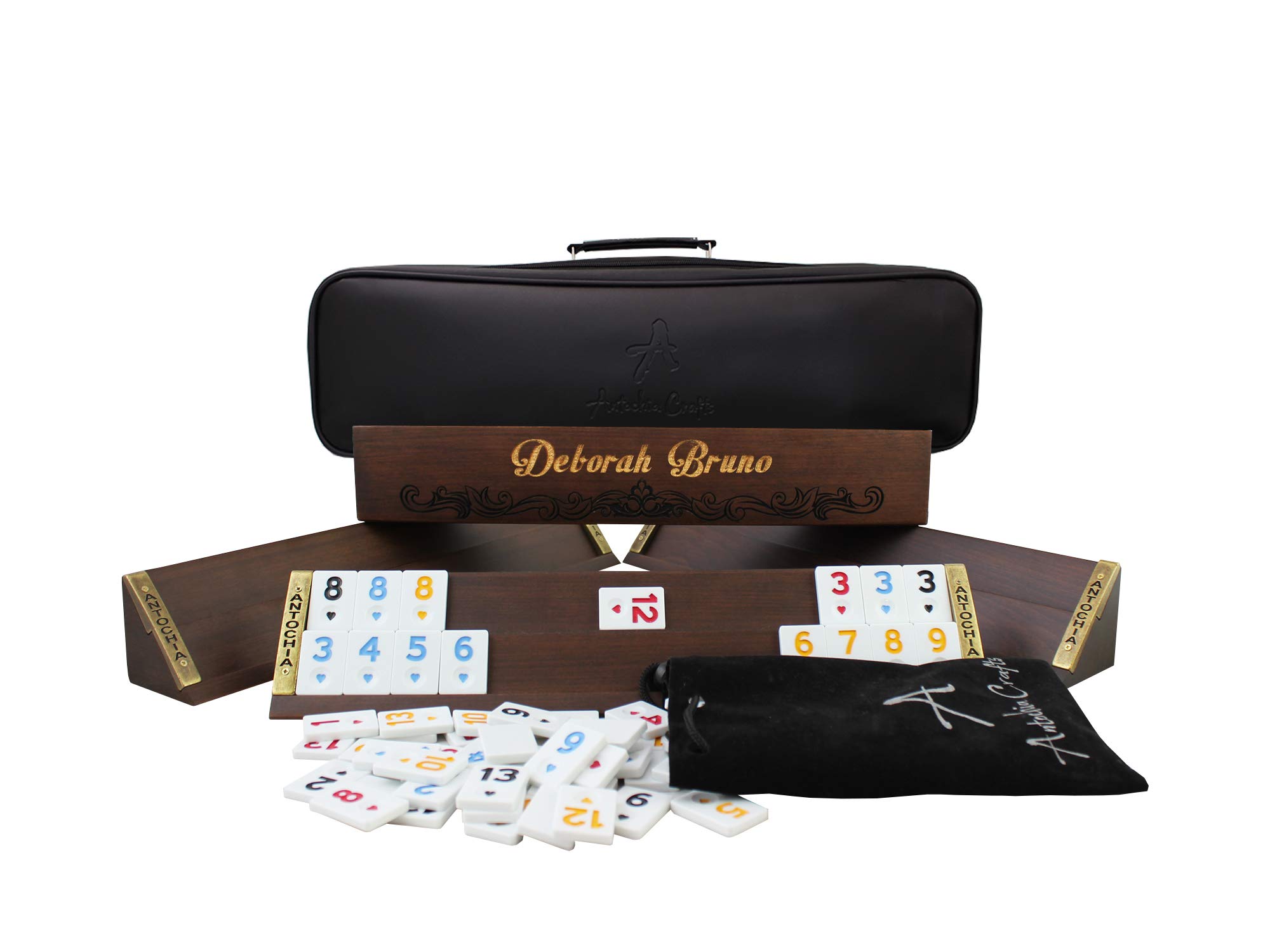Amazon.com: Antochia Crafts Personalized Rummy Game Complete Set ...