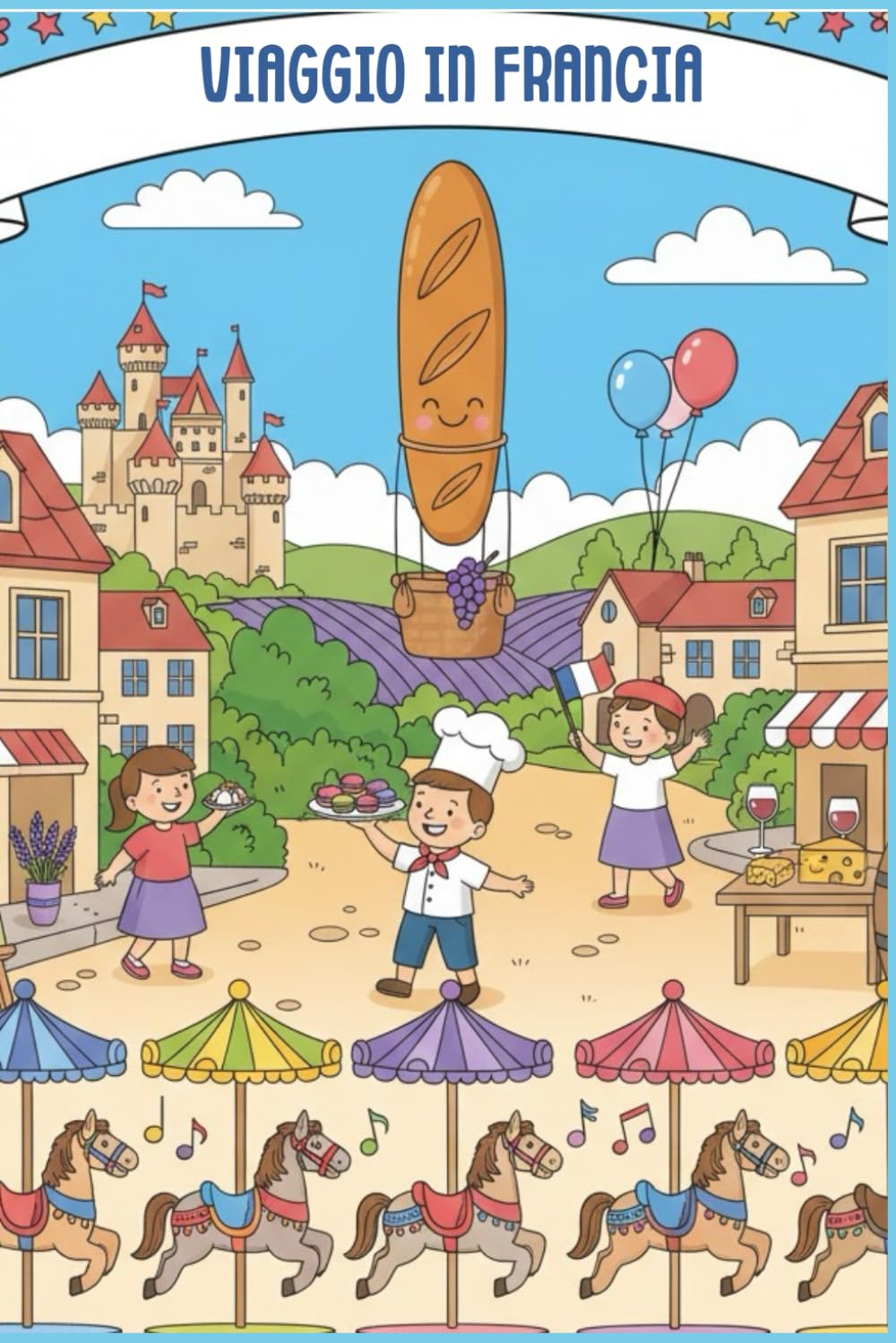 Viaggio in Francia: Il Libro da Colorare per Bambini