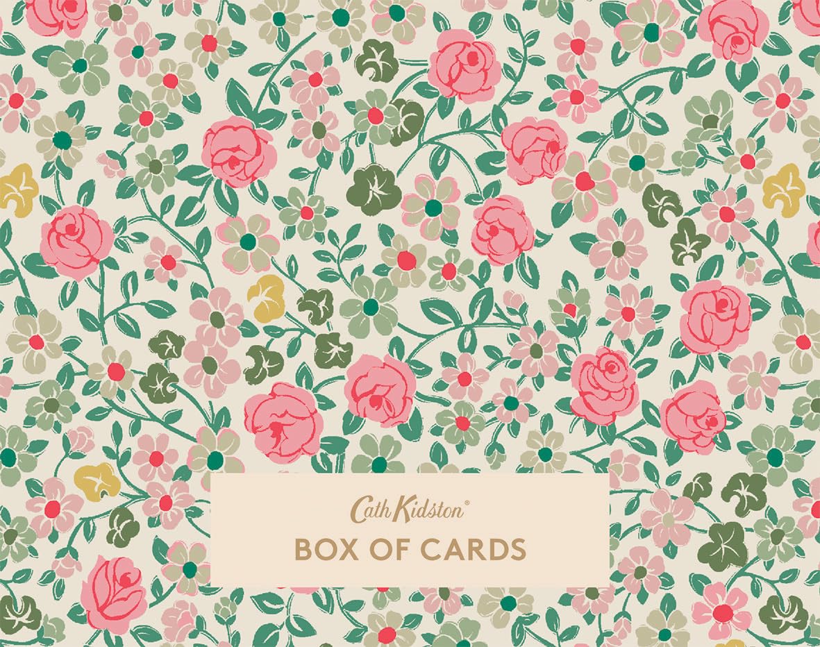 Cath Kidston Hedge Rose Boxed Notecards: 16 notecards and matching envelopes Hardcover β July 11, 2019