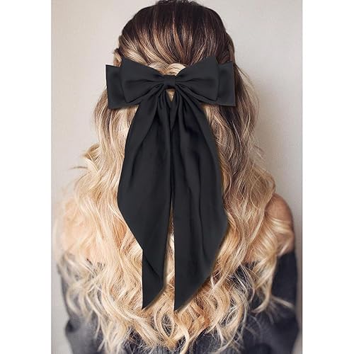 Miniatura 2 de 6 lazos para el cabello, bonitos clips para el cabello para mujeres y niñas, cinta de borla, pinzas para el cabello, lazos para el cabello blanco y