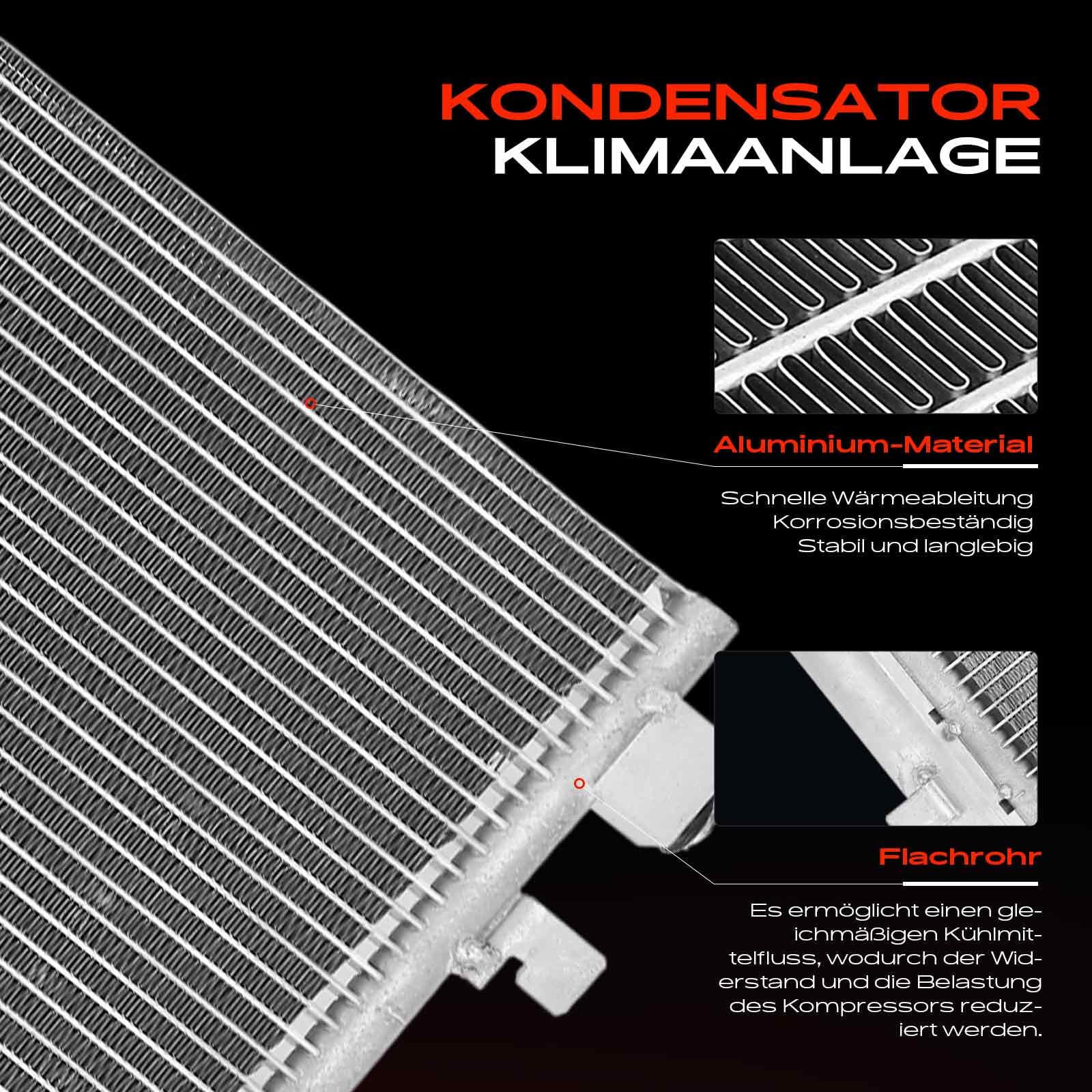 Frankberg Kondensator mit Trockner 921100001R | Kompatibel mit Scénic III JZ0/1, M.e.g.a.n.e III Combi Van KZ0/1, M.e.g.a.n.e III Grandtour KZ0/1