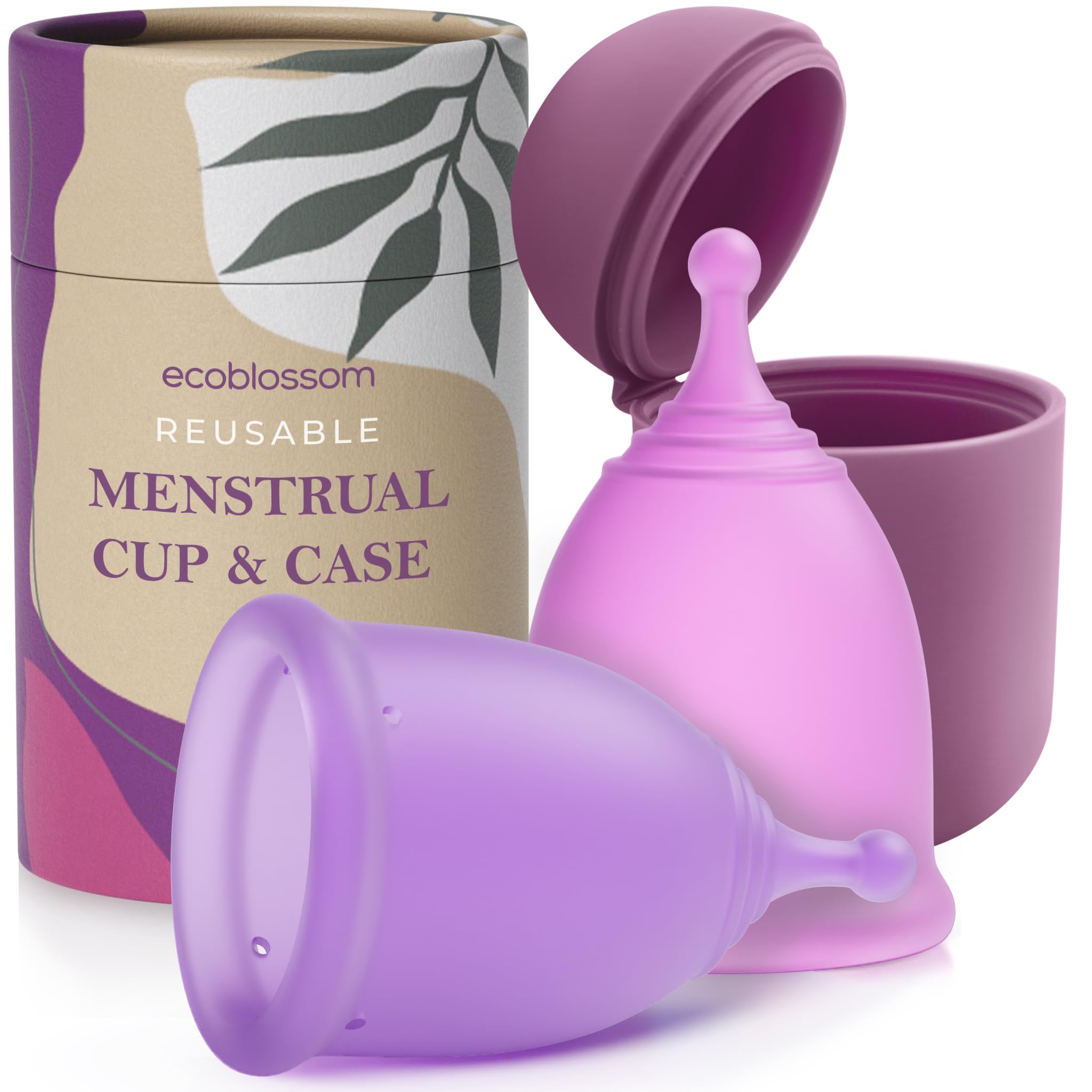 Ecoblossom Menstrual Cups, Period Cup for Women, Menstrual Disc Alternative