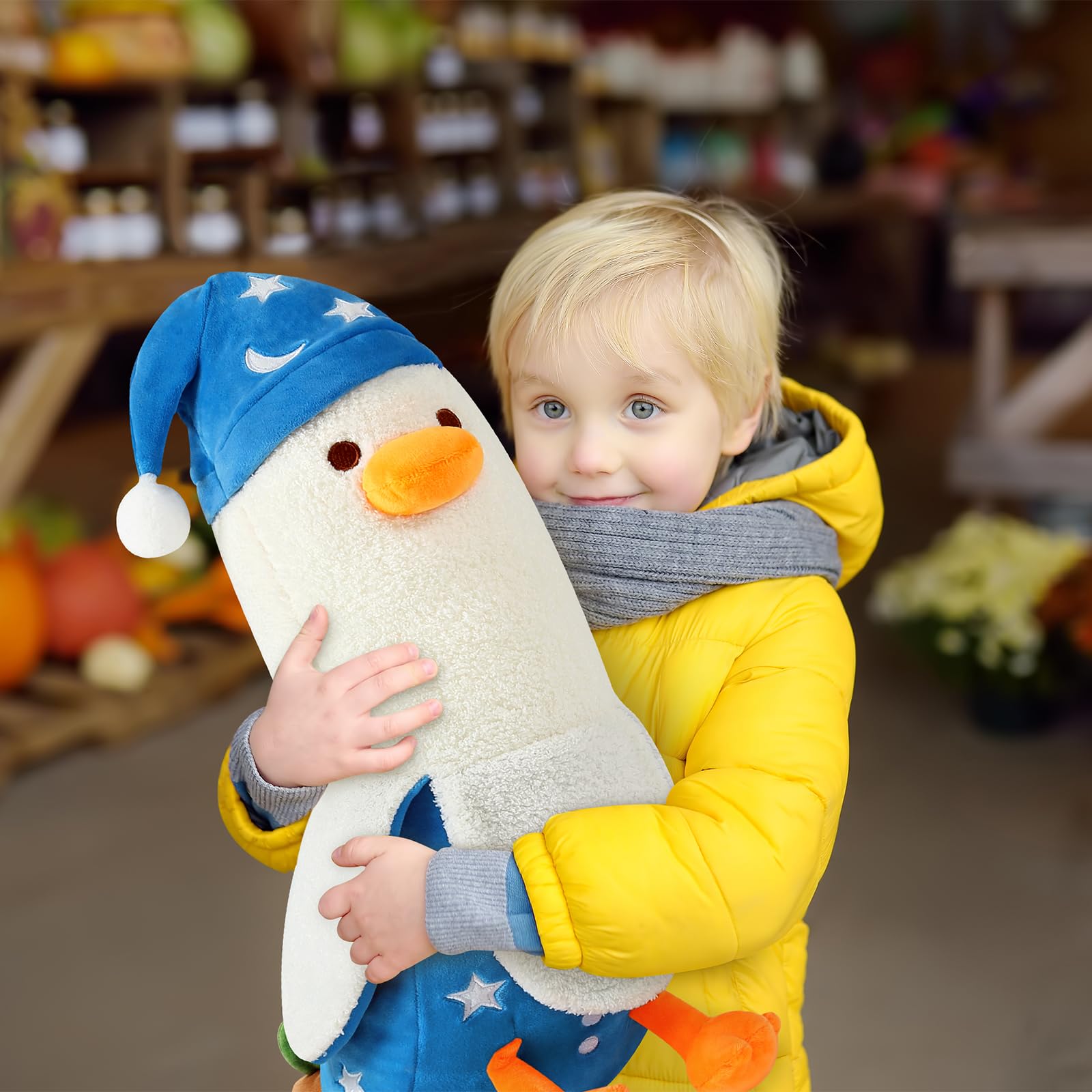 Shownicer Plüschtier Banane Ente, Kawaii Kuschelti Produktbild-Vorschau 3